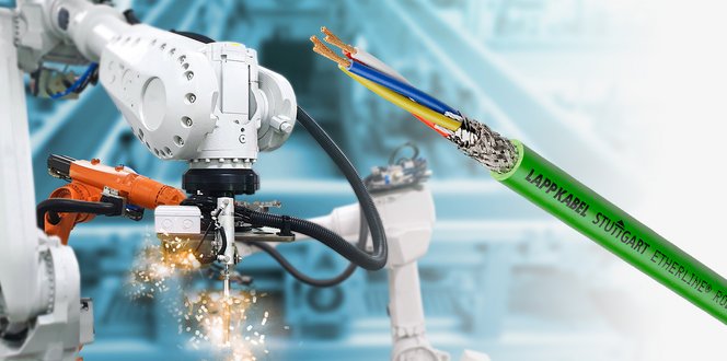 Første type R-robotkabel – Ny standard for PROFINET kabler i industrirobotter Første type R-robotkabel – Ny standard for PROFINET kabler i industrirobotter