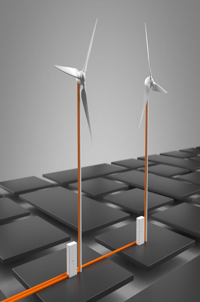 Industriel kommunikation til vindmøller