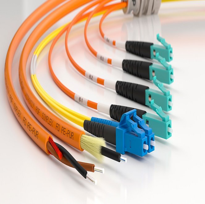 Fiberoptisk kabel eller fiberkabel - GOF og POF