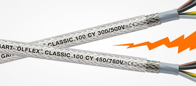ÖLFLEX® CLASSIC 100 CY splittes i to varianter ÖLFLEX® CLASSIC 100 CY splittes i to varianter